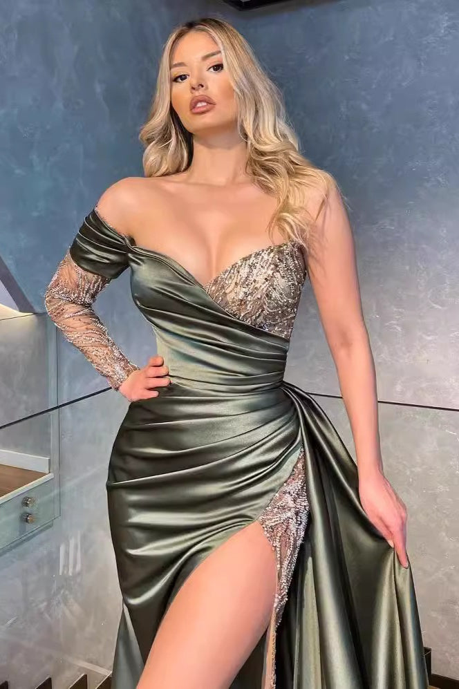 Lace Maxi Silk Dress Secondary image