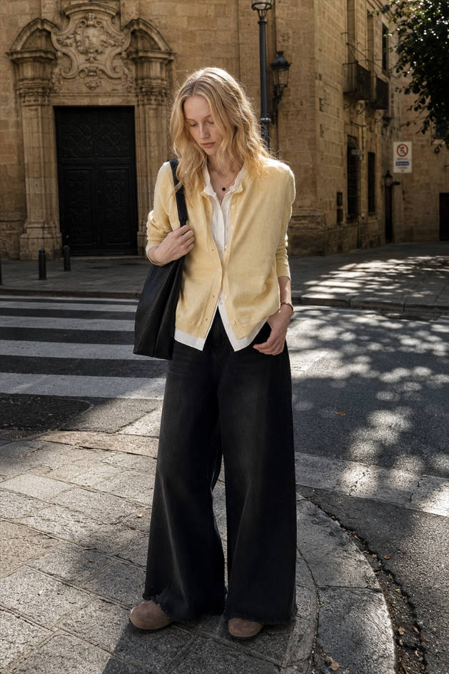 Color Block Layered Cardigan Main image