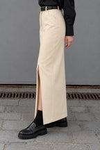 Effortless Slit Graceful Maxi Skirt