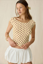 Fitted Boat Neck Slim Fit Crop Top