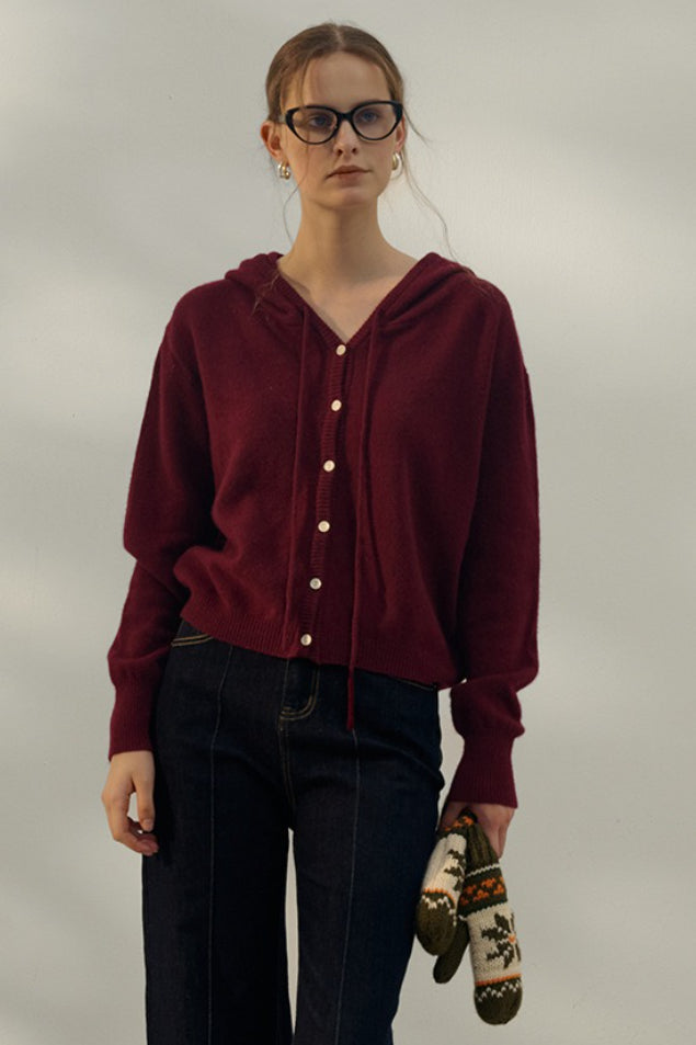 Cropped Single Breasted Cardigan Secondary image