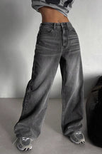 High Waist Vintage Relaxed Jeans