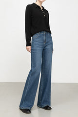 High Waist Casual Versatile Straight Denim Jeans