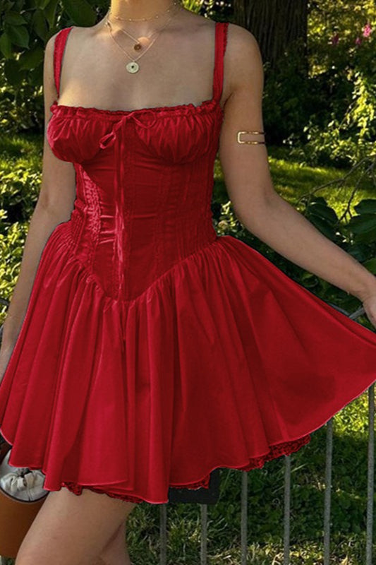Spaghetti Strap Corset Waist Party Dress Secondary image