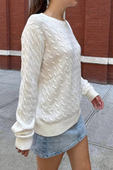 Minimalist Solid Long Sleeve Sweater