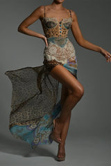 Chiffon Strapless Slip Dress