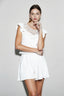 Lace Insert Solid Color Vacation Set