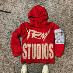 Geometric Print Pullover Hoodie