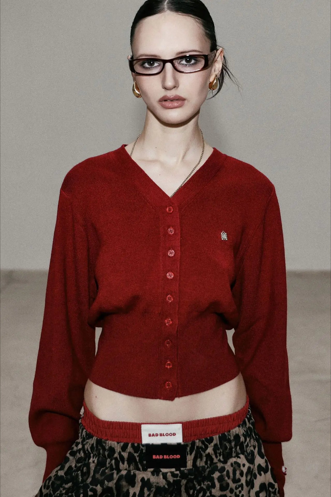 Vintage Embroidered Knit Cardigan Main image