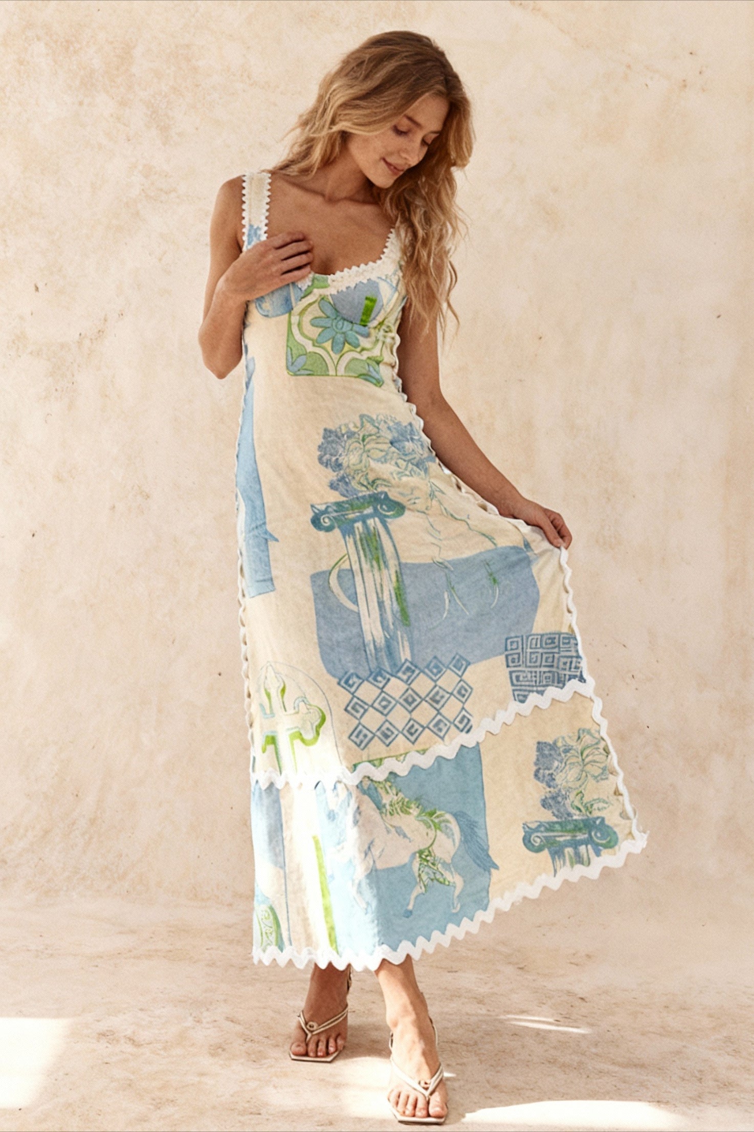 Melnik Maxi Dress - Blue Secondary image