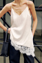 Elegant Layering Lace Cami Top