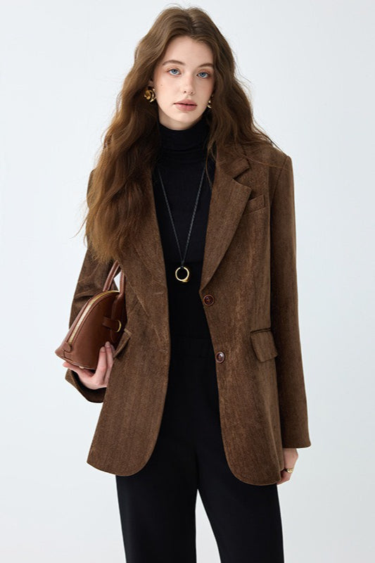 Oversized Retro Tailored Blazer Main image