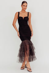 Panel Detail Bodycon Slip Dress