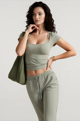Halter Fitted Layered T-shirts