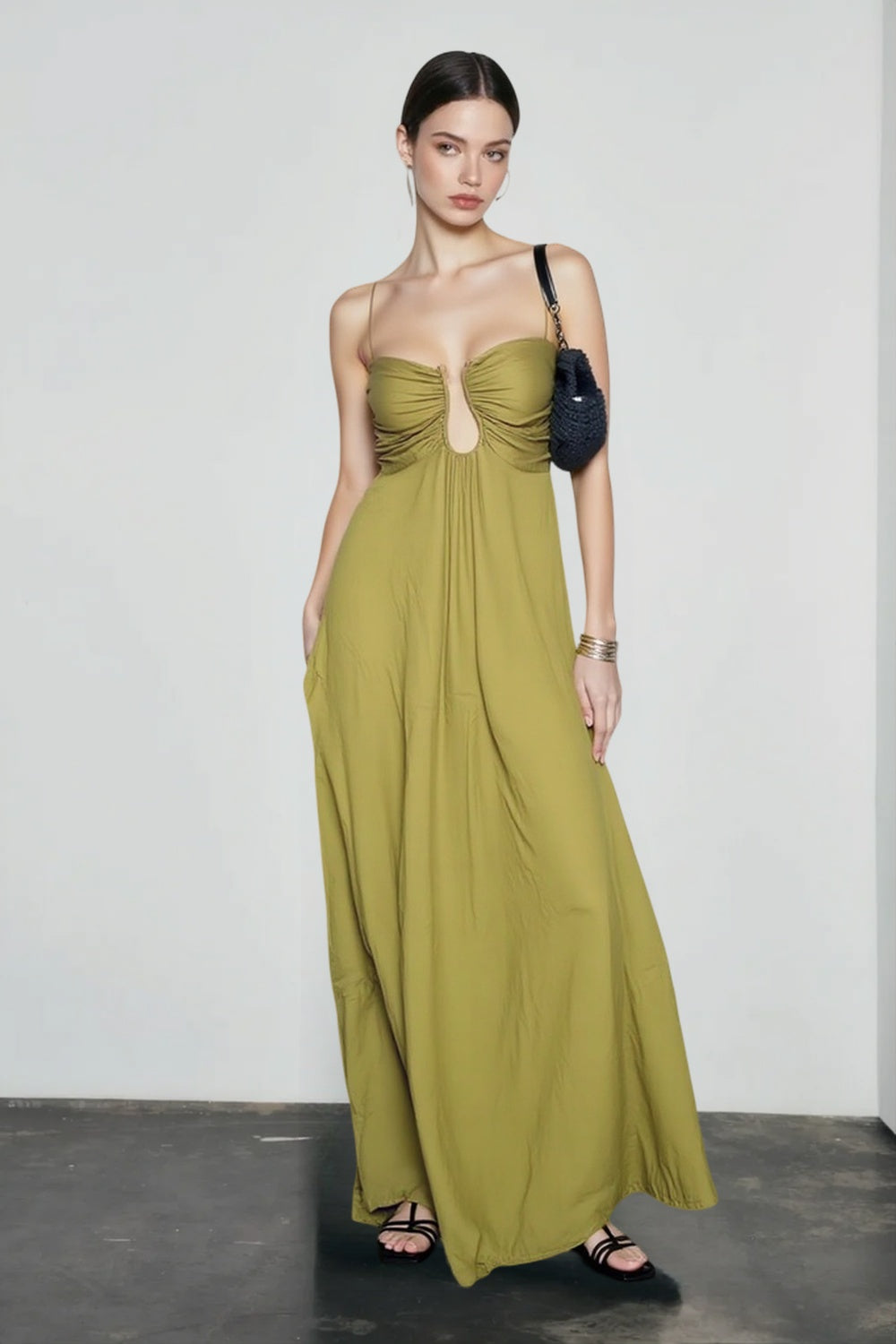 Spaghetti Strap Swing Vacation Dress Main image