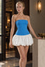 Strapless Slim Sleeveless Mini Dress