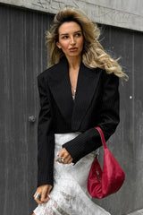 Retro Stripe Slim Fit Blazer