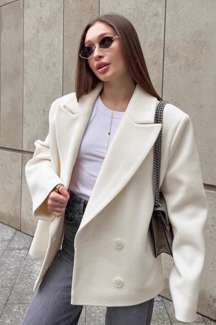French Vintage Notch Lapel Blazer Main image