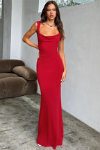 Chic Elegant  Backless Slim Bodycon Bow Formal Dress
