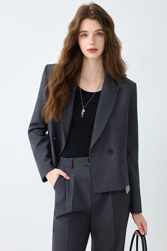 Chic French Inspired Relaxed Blazer Main image