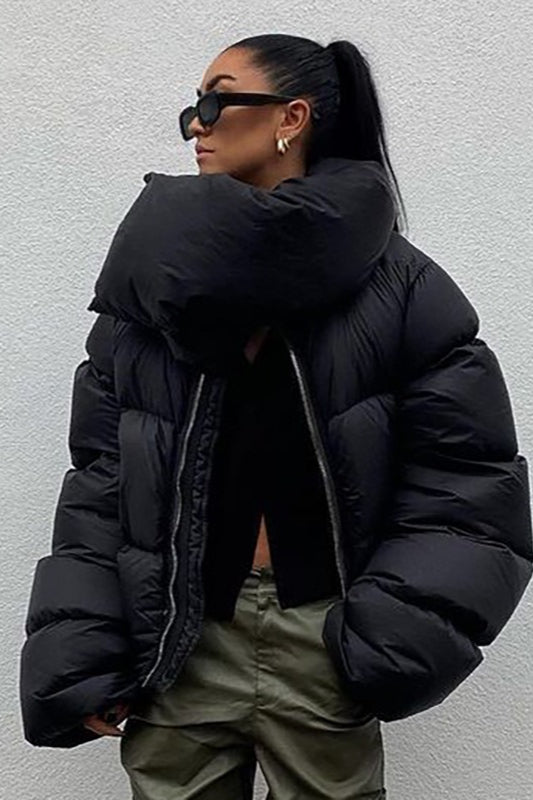 Thickened High Collar Puffer Coat Main image