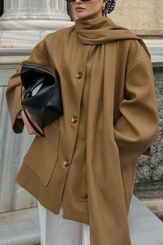 Chic Wool Blend British Style Coat Main image