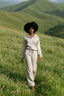 Turtleneck Half Zip Solid Casual Pants Two Piece Set