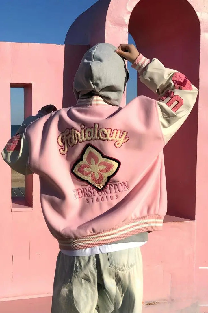 Pink Sweetheart Bomber Jacket Main image