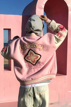 Pink Sweetheart Bomber Jacket