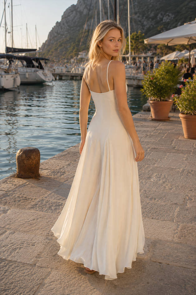 Big Swing Solid Cami Maxi Dress