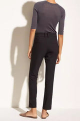 Cropped Straight High Waist Stretch Minimalist Pants