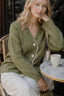 Basic V-neck Loose Knit Cardigan