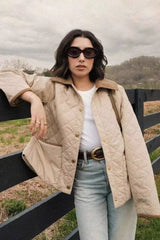 Versatile Quilted Cotton Jacket