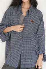 Casual Checkered Blouse