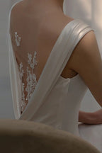 Satin Mermaid Sweetheart Wedding Dress