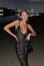 Sexy Cami Backless Slim Fit Midi Dress