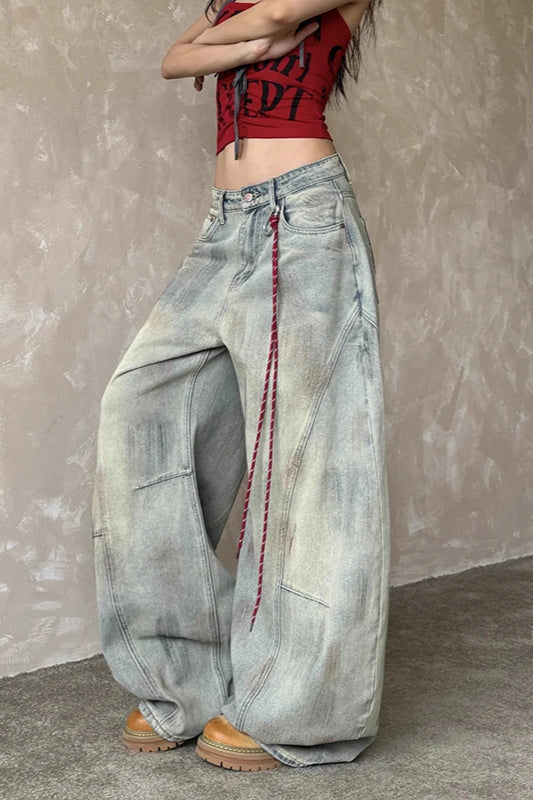 Vintage Wide Leg Light Blue Jeans Secondary image