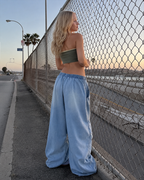 Loose Fit Wide Leg Street Jeans