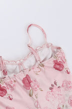 Sweetheart Strapless Bodycon Floral Dress