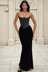 Boned Strapless Mermaid Birthday Dress