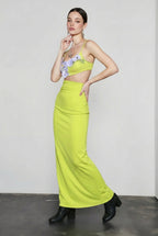 3D Floral Bodycon Bandage Mini Vacation Set