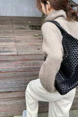 Fine Rib Single Breasted Cardigan