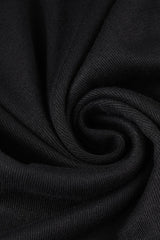 Fashionable Ruffle Hem Split Bodycon Maxi Dress