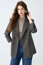 Woolen Casual Suit Blazer