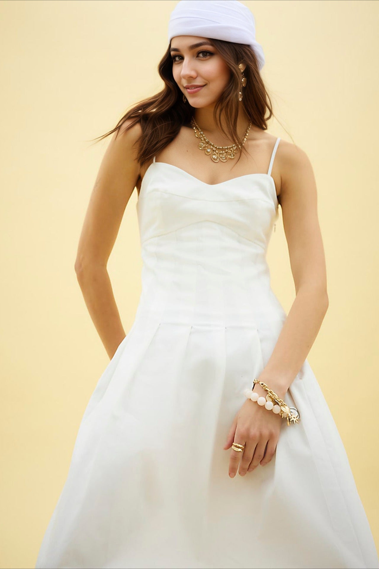 Strapless Corset Midi Work Dress Secondary image