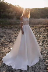 Lace Mermaid Fit Flare Wedding Dress