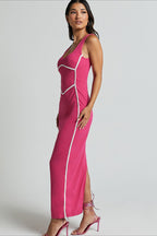 Tank Colorblock Pencil Bodycon Dress