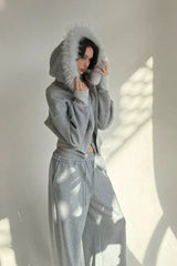 Casual Zippered Harajuku Hoodie