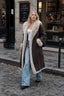 Two Sided Long Faux Fur Overcoat