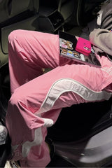 Street Style Hip Hop Loose Elastic Waist Unisex Pants